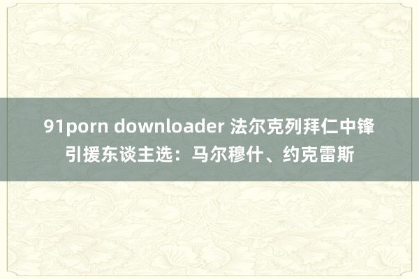 91porn downloader 法尔克列拜仁中锋引援东谈主选：马尔穆什、约克雷斯